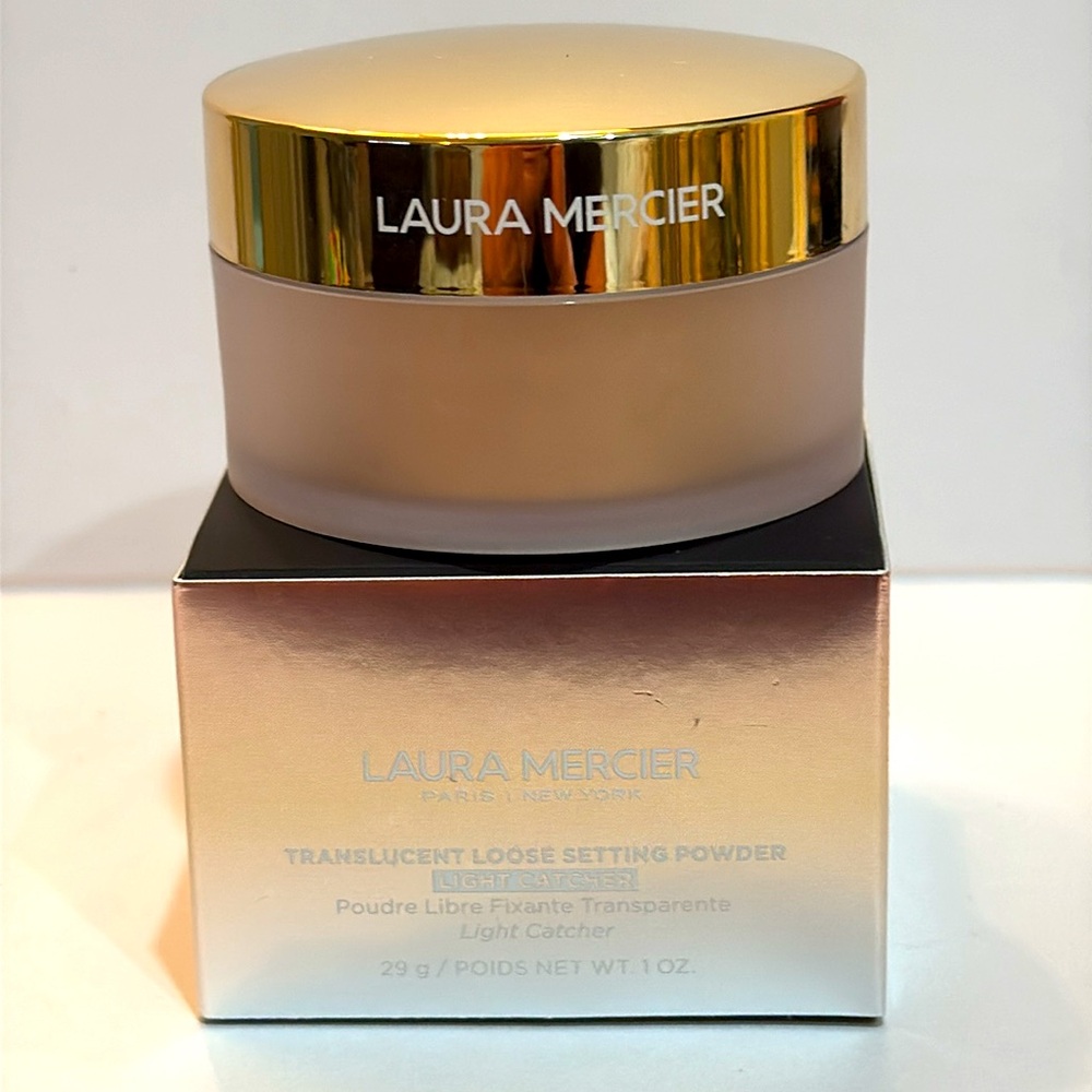 Laura Mercier Translucent Loose Setting Powder HONEY STAR LIGHT CATCHER F/S NIB! - Picture 6 of 6